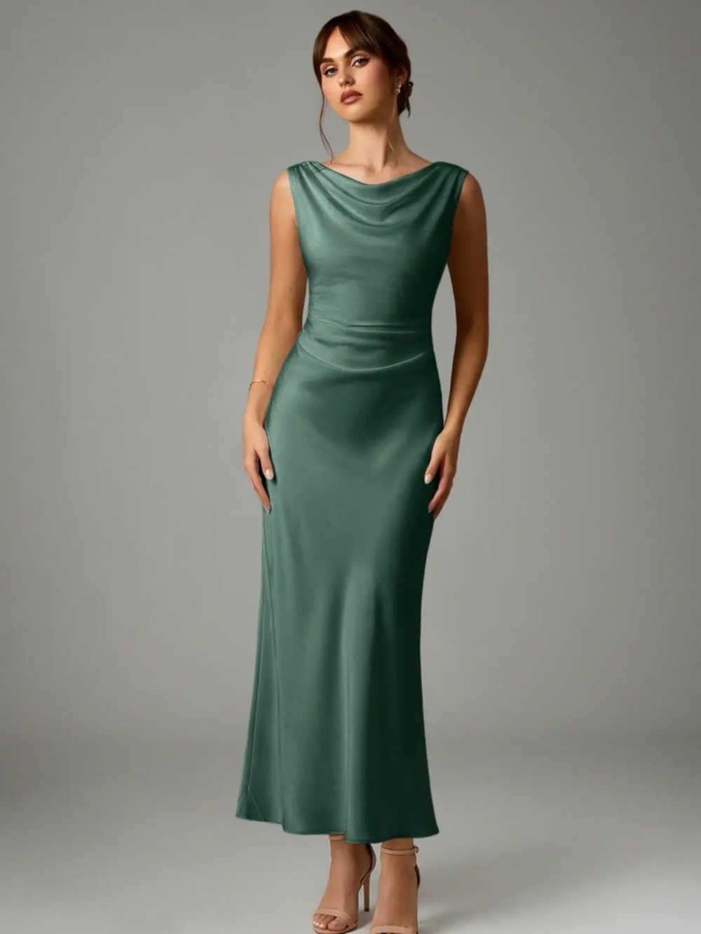 Green Formal Maxi Dress